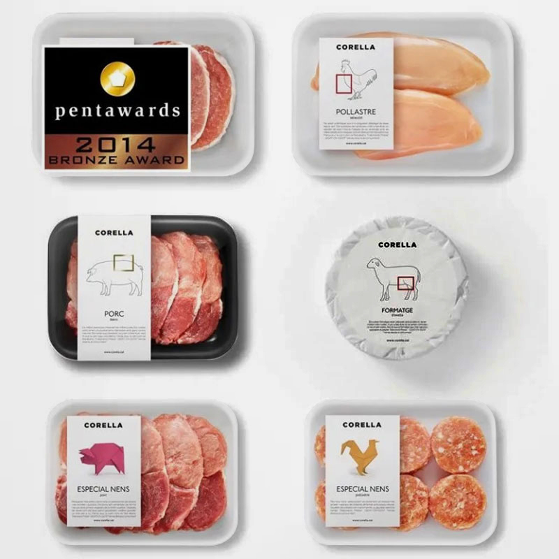 Этикеточный материал для замороженных продуктов PT015E1 — полуглянцевая бумага плотностью 80 г/м²/замороженный/белый пергамин плотностью 60 г/м²
